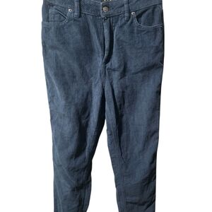BDG Mom High-Rise Corduroy Pants in Navy Blue